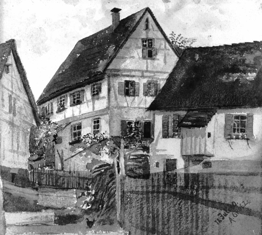 Gschwend - Friedhofstraße - Hausnummer 1 - 1910000000